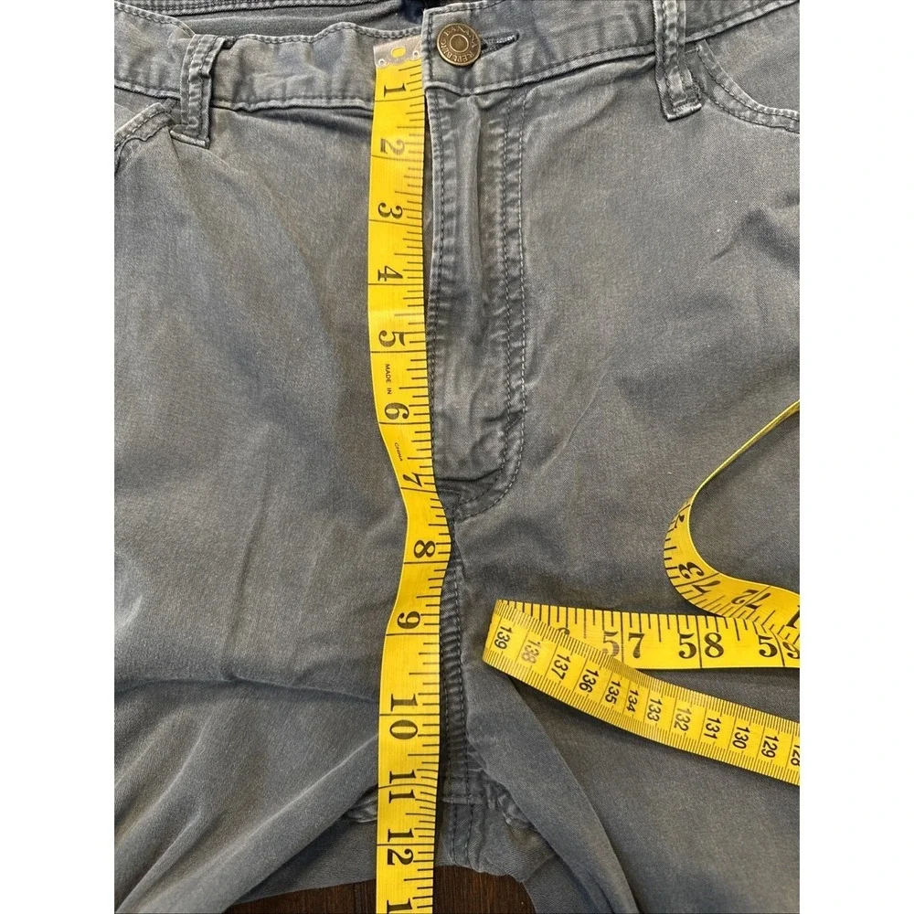 Banana Republic Slim Fit‎ Gray Stretch Cotton Pants Mens 38 Altered Inseam 25
